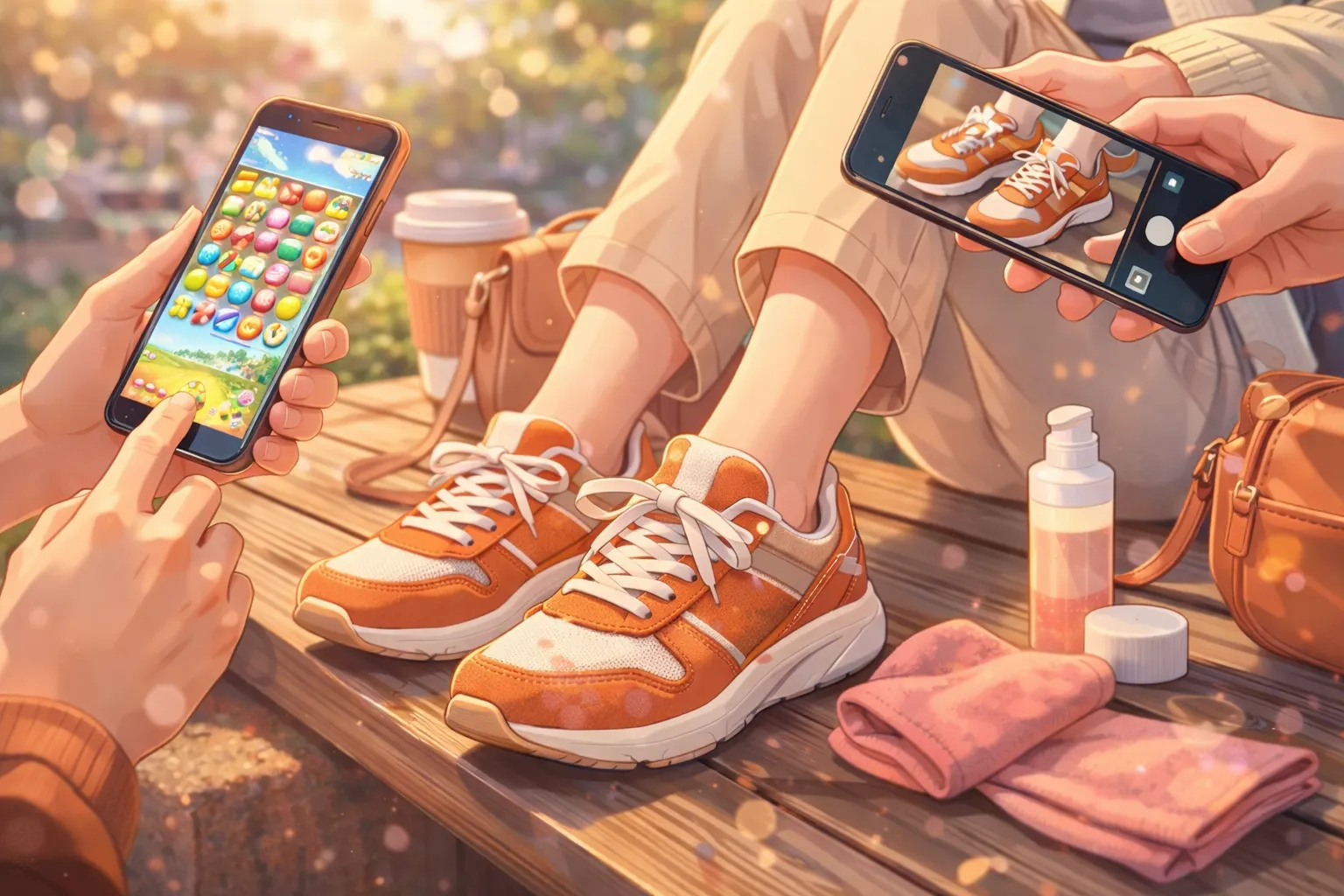 お気に入りの靴でお出かけ!隙間時間の楽しみ方と靴トラブル対処法