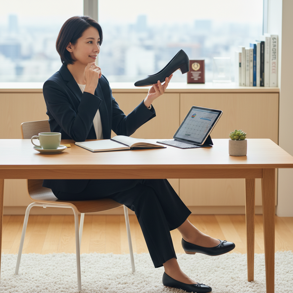 快適さを重視する働く女性へ：オーダーメイド靴がキャリアと健康にもたらす真の投資価値